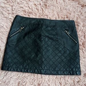 Leather Mini Skirt Size XS.